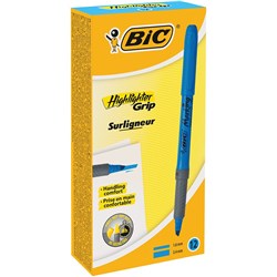 Bic Brite Liner Grip Highlighter Chisel Blue