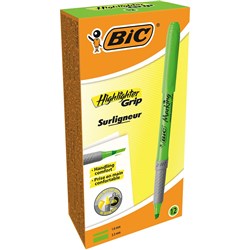Bic Brite Liner Grip Highlighter Chisel Green 