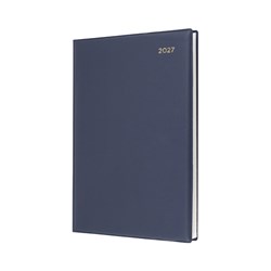 Collins Belmont Desk Manager Diary Quarto Day To Page Navy 