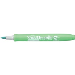 Artline Decorite Metallic Markers Brush Nib Green Box Of 12