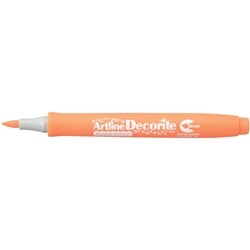 Artline Decorite Pastel Markers Brush Nib Orange Box Of 12