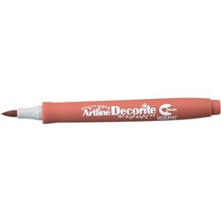 Artline Decorite Standard Markers Brush Nib Brown Box Of 12