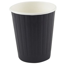 Writer Breakroom Disposable Double Wall Paper Cups 237ml 8oz Box Of 500 Black NP9231