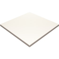 SM France Square Table Top Indoor Outdoor Use 700W x  700mmD White