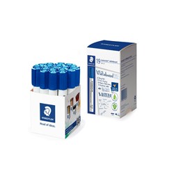 Staedtler 351 Lumocolor  Whiteboard Marker Bullet 2mm Blue Cup Of 19