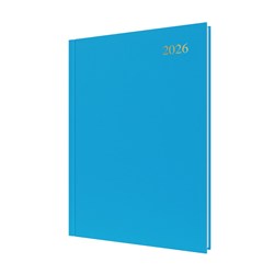 Collins Essential Diary A4 Day To Page Light Blue 