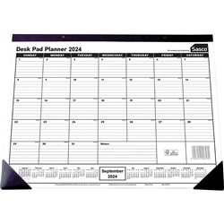 Sasco Desk Pad Planner 430 x 555mm Year To View White 