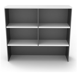 Rapidline Rapid Worker Overhead Hutch 1200W x 315D x  1070mmH White And Ironstone