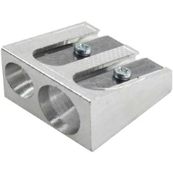 Stat Double Hole Metal  Pencil Sharpener 