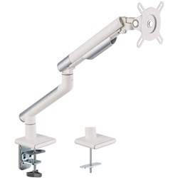 Ergovida EMA49-C12W Premium Slim Spring Assistant Aluminium Single Monitor Arm White