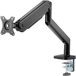 Ergovida EMA60-C12 Heavy Duty Spring Assisted Aluminium Single Monitor Arm Black