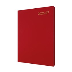 Collins Essential Financial Year Diary A4 Day To Page Red