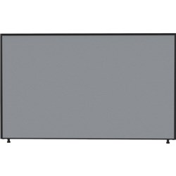 Rapidline SHUSH30+ Screen 1500W x 30D x 900mmH Black Frame Grey Pinnable Fabric