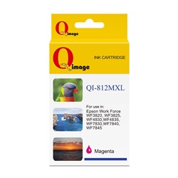 Q-Image Compatible Epson 812XL Ink Cartridge High Yield Magenta 1,100 Page Yield