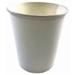 Writer Breakroom Disposable Single Wall Paper Cups 200ml 6oz Carton Of 1000 White NP9229
