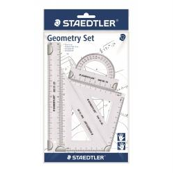 GEOMETRY SET STAEDTLER 569 4 PIECE CLEAR