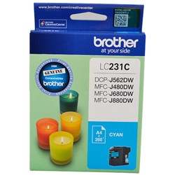 BROTHER 231 CYAN INK