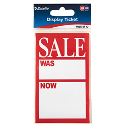 ESSELTE DISPLAY TICKETS SALE PK10
