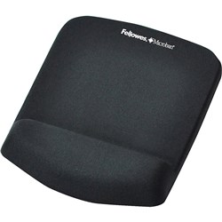 Fellowes PlushTouch Mouse Pad Wrist Rest  Black CRC92520