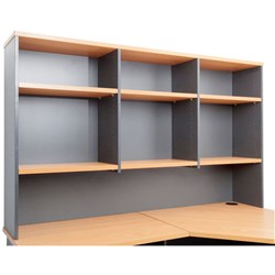 Rapidline Rapid Worker Overhead Hutch 1800W x 315D x  1070mmH Beech And Ironstone