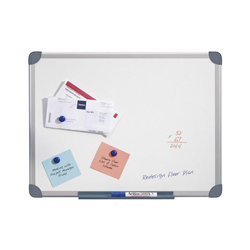 PENRITE ALUMINIUM FRAME WHITEBOARD Magnetic 900x600mm 
