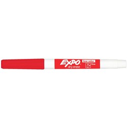 Expo Dry Erase Whiteboard Marker Bullet 1.4mm Fine Red  