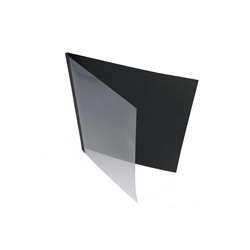 GOLD SOVEREIGN THERMAL BINDING Cover 12mm Black Back Clear Front Binds between 100 - 120 Pages Pack of 80
