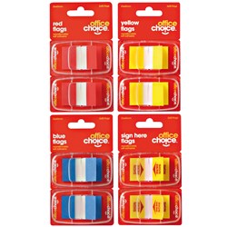 FLAGS RED PK2 OFFICE CHOICE