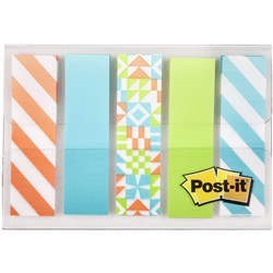 POST-IT 684-GEOS Pattern Flags - 24mm X 43mm