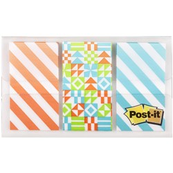 POST-IT 682-GEOS Pattern Flags - 24mm X 43mm