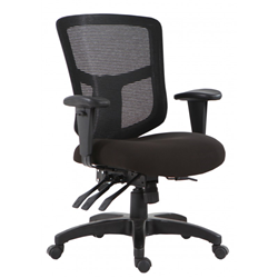 Titan Task Chair Heavy Duty 3 Lever & Seat Slide